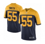 Men's Green Bay Packers #55 Za'Darius Smith Game Navy Blue Alternate Football Jersey