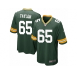 Men's Nike Green Bay Packers #65 Lane Taylor Game Green Team Color NFL Jersey