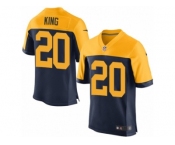 Men's Nike Green Bay Packers #20 Kevin King Elite Navy Blue Alternate NFL Jersey