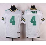 nike nfl jerseys green bay packers #4 favre white[Elite]