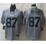 nike nfl jerseys green bay packers #87 nelson grey[Elite lights out]