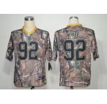 nike nfl jerseys green bay packers #92 white camo[Elite]