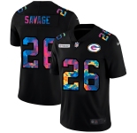 Green Bay Packers #26 Darnell Savage Jr. Men's Nike Multi-Color Black 2020 NFL Crucial Catch Vapor Untouchable Limited Jersey