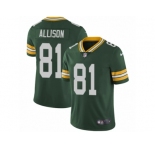 Men Nike Green Bay Packers #81 Geronimo Allison Green Team Color Vapor Untouchable Limited Player NFL Jersey
