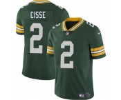 Men's Green Bay Packers #2 Brandon Cisse Green 2026 Vapor Untouchable Limited Football Stitched Jersey