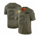 Men's Green Bay Packers #2 Mason Crosby Limited Camo 2019 Salute to Service Football Jersey