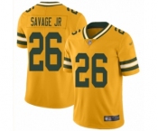 Men's Green Bay Packers #26 Darnell Savage Jr. Limited Gold Inverted Legend Football Jersey