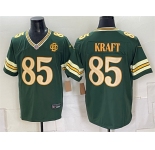 Men's Green Bay Packers #85 Tucker Kraft Dark Green 2026 Rivalries Collection Limited Football Stitched Game Jersey