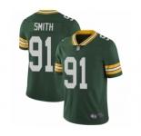 Men's Green Bay Packers #91 Preston Smith Green Team Color Vapor Untouchable Limited Player Football Jersey
