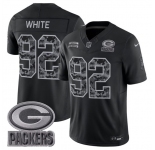 Men's Green Bay Packers #92 Reggie White Black 2026 F.U.S.E. Salute to Service Limited Football Stitched Jersey