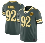 Men's Green Bay Packers #92 Reggie white Dark Green 2026 F.U.S.E. Rivalries Collection Limited Football Stitched Jersey