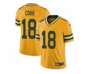 Men's Nike Green Bay Packers #18 Randall Cobb Limited Gold Rush NFL Jersey