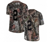Men's Nike Green Bay Packers #2 Mason Crosby Limited Camo Rush Realtree NFL Jersey