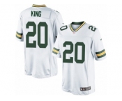 Men's Nike Green Bay Packers #20 Kevin King Limited White NFL Jersey