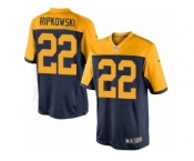 Men's Nike Green Bay Packers #22 Aaron Ripkowski Limited Navy Blue Alternate NFL Jersey