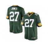 Men's Nike Green Bay Packers #27 Josh Jones Limited Green Team Color NFL Jersey