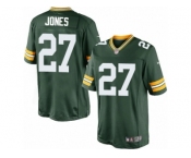 Men's Nike Green Bay Packers #27 Josh Jones Limited Green Team Color NFL Jersey