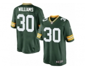 Men's Nike Green Bay Packers #30 Jamaal Williams Limited Green Team Color NFL Jersey