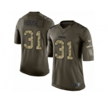Men's Nike Green Bay Packers #31 Davon House Limited Green Salute to Service NFL Jersey