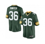 Men's Nike Green Bay Packers #36 LaDarius Gunter Limited Green Team Color NFL Jersey