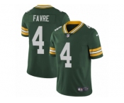 Men's Nike Green Bay Packers #4 Brett Favre Vapor Untouchable Limited Green Team Color NFL Jersey