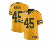 Men's Nike Green Bay Packers #45 Vince Biegel Limited Gold Rush NFL Jersey
