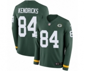 Men's Nike Green Bay Packers #84 Lance Kendricks Limited Green Therma Long Sleeve NFL Jersey
