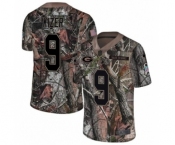 Men's Nike Green Bay Packers #9 DeShone Kizer Limited Camo Rush Realtree NFL Jersey