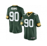 Men's Nike Green Bay Packers #90 Montravius Adams Limited Green Team Color NFL Jersey