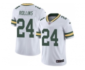 Nike Green Bay Packers #24 Quinten Rollins White Men's Stitched NFL Limited Rush Jersey