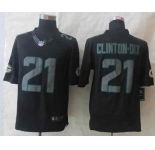 nike nfl jerseys green bay packers #21 clinton-dix black[nike impact limited][clinton-dix]