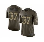 nike nfl jerseys green bay packers #37 sam shields army green[nike Limited Salute To Service]