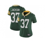 Women Nike Green Bay Packers #37 Josh Jackson Green Team Color Stitched NFL Vapor Untouchable Limited Jersey