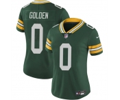 Women's Green Bay Packers #0 Matthew Golden Green 2025 Draft Vapor Untouchable Limited Stitched Football Jersey