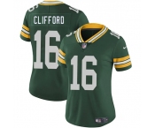 Women's Green Bay Packers #16 Sean Clifford Green 2025 Vapor Untouchable Limited Football Stitched Jersey