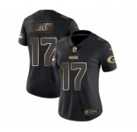 Women's Green Bay Packers #17 Davante Adams Limited Black Gold Vapor Untouchable Limited Football Jersey