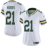 Women's Green Bay Packers #21 Nate Hobbs White 2025 Vapor Untouchable Limited Stitched Jersey