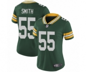 Women's Green Bay Packers #55 Za'Darius Smith Green Team Color Vapor Untouchable Limited Player Football Jersey