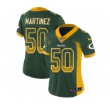 Women's Nike Green Bay Packers #50 Blake Martinez Limited Green Rush Drift Fashion NFL Jersey