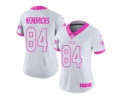 Women's Nike Green Bay Packers #84 Lance Kendricks Limited White Pink Rush Fashion NFL Jersey