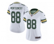 Women's Nike Green Bay Packers #88 Ty Montgomery Limited White Rush NFL Jersey