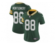 Women's Nike Green Bay Packers #88 Ty Montgomery Vapor Untouchable Limited Green Team Color NFL Jersey