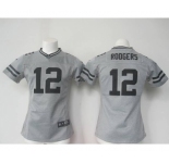 nike women nfl jerseys green bay packers #12 rodgers gray[nike]