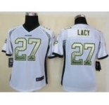 nike women nfl jerseys green bay packers #27 eddie lacy white[Elite drift fashion]
