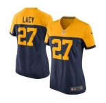 nike women nfl jerseys green bay packers #27 lacy yellow-blue[nike]
