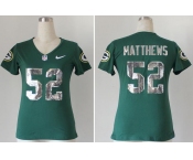 nike women nfl jerseys green bay packers #52 clay matthews green jerseys