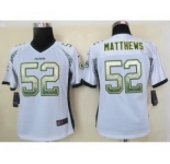 nike women nfl jerseys green bay packers #52 clay matthews white[Elite drift fashion]