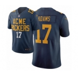 Youth Green Bay Packers #17 Davante Adams Limited Navy Blue City Edition Football Jersey