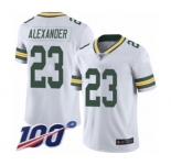 Youth Green Bay Packers #23 Jaire Alexander White Vapor Untouchable Limited Player 100th Season Football Jersey