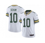 Youth Nike Green Bay Packers #10 Jacob Schum Limited White Rush NFL Jersey